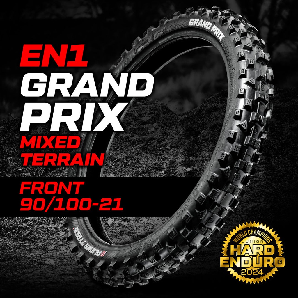 [GP1F-10021] Plews Tyres EN1 Grand Prix Front 90/100-21