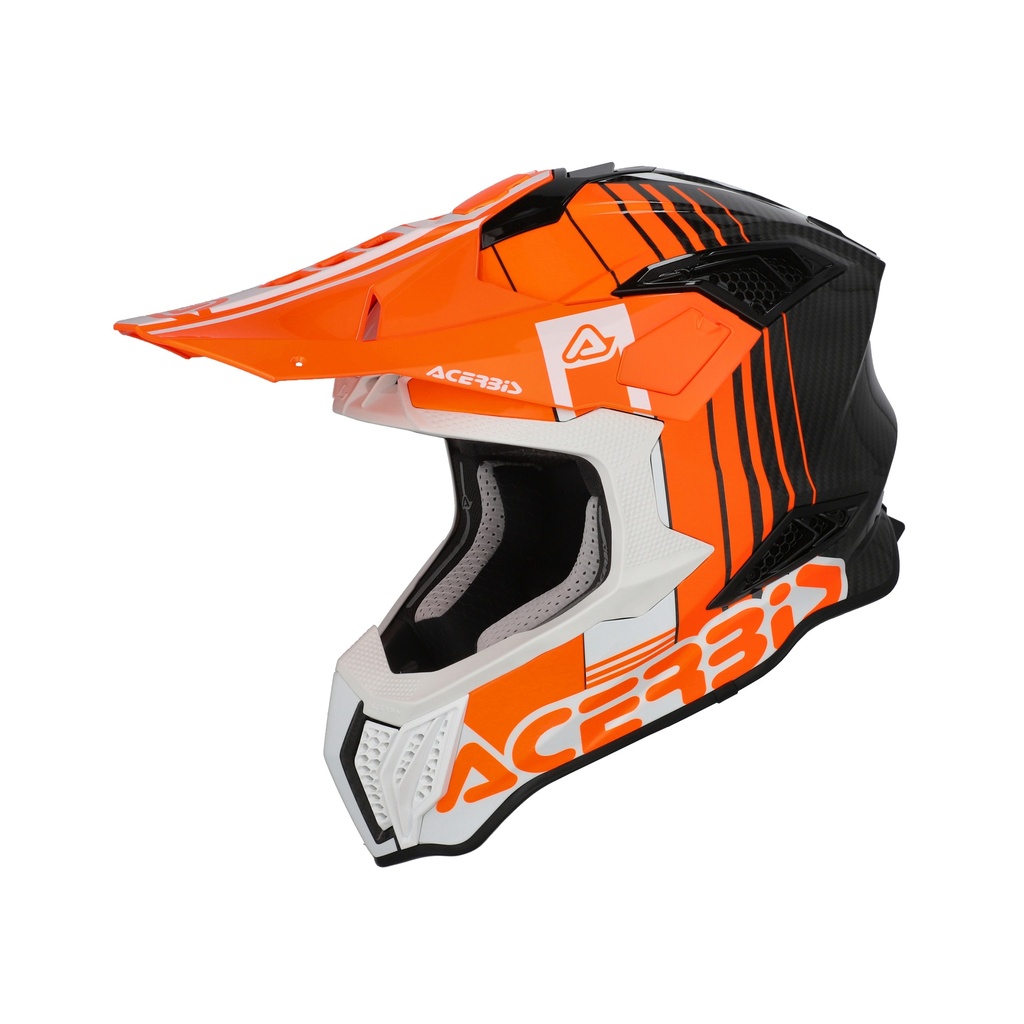 [0026832.203.068] Casco Airstrike-C (Orange/White) (XL)