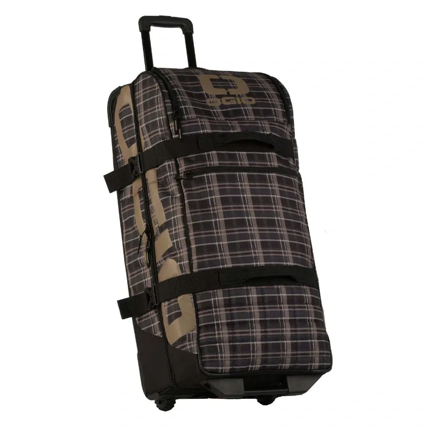 [801001.14] Trucker Gear Bag (Plaidley Tan/Black)