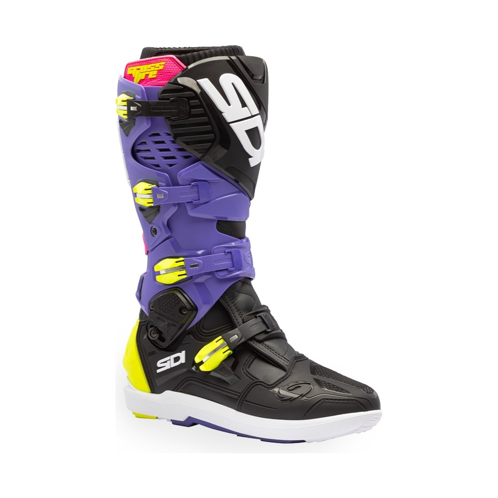 [BotaSIDI-VIOLET-44] CROSSFIRE 3 SRS (Violet Black Fluo Yellow) (44)