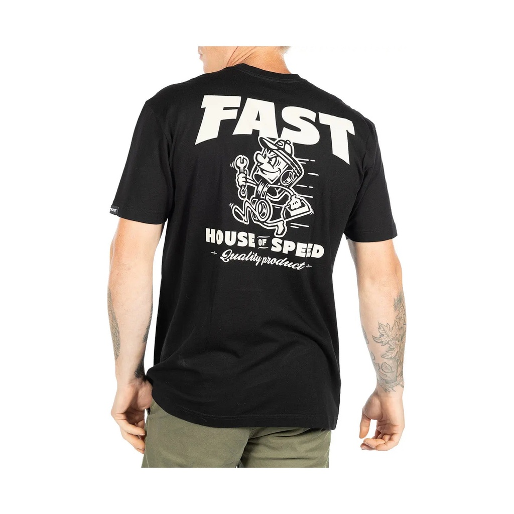 [100103-00-10] Runner SS Tee, Black