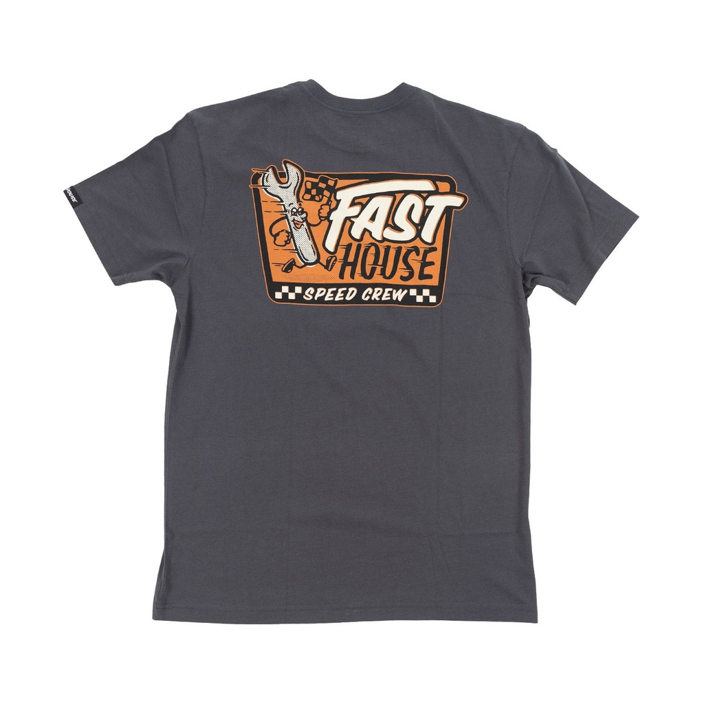 [100122-00-10] Steadfast SS Tee, Graphite Black (LG)