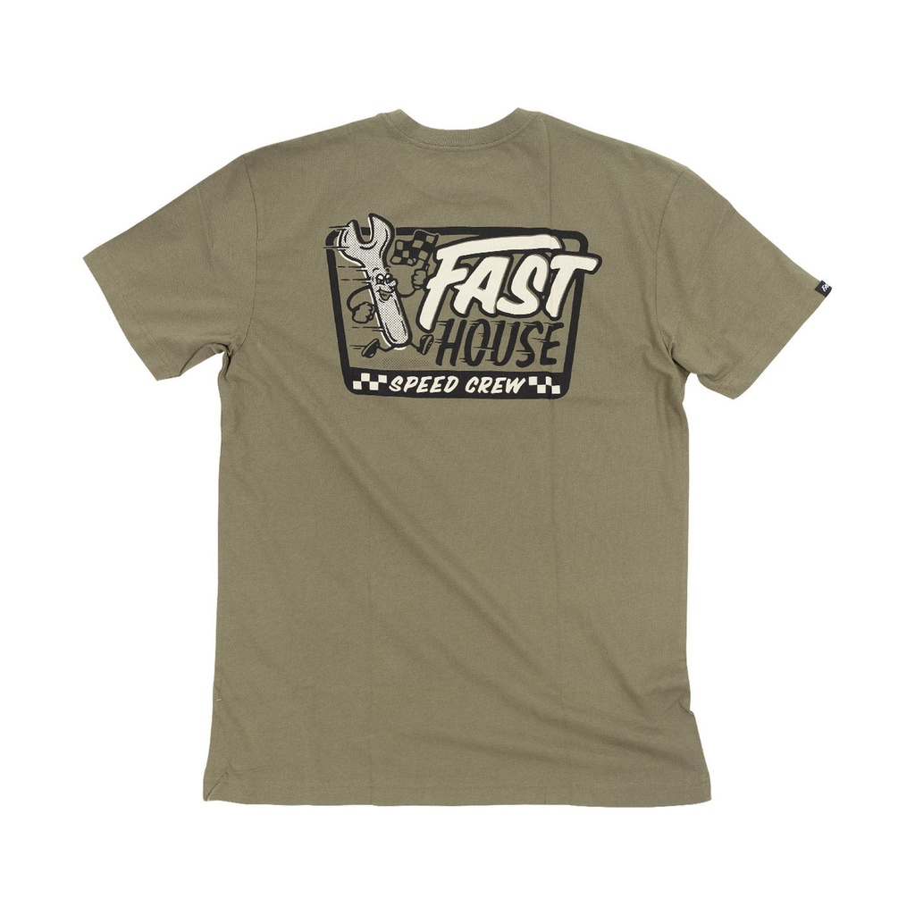 [100122-90-10] Steadfast SS Tee, Olive (LG)