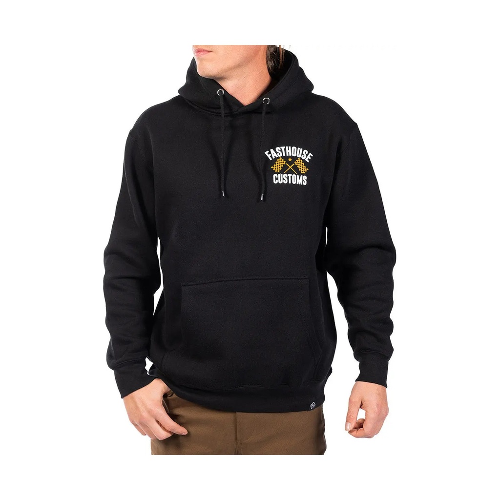 [125042-00-10] 68 Trick Hooded Pullover, Black (LG)