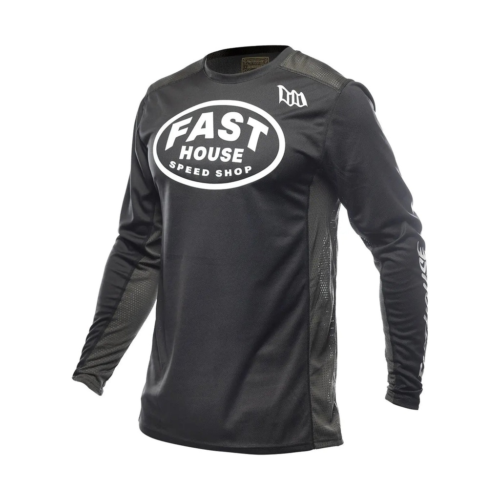 [200004-07-09] Grindhouse Ramble LS Jersey, Black/Gray (MD)